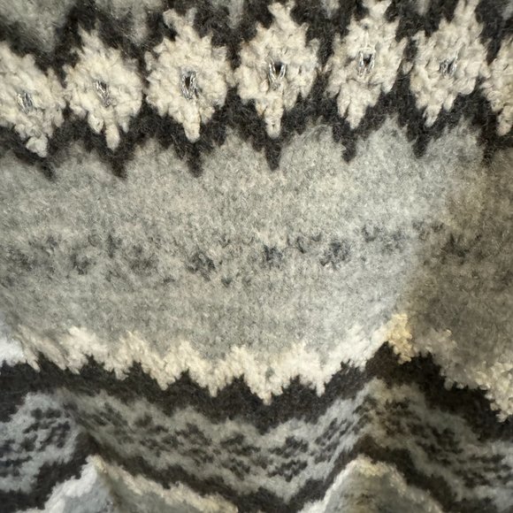 Loft Cowl Neck Pullover Gray Sweater - Size MP - Picture 4 of 7